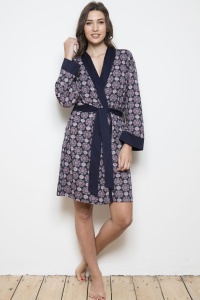 Urban Myth 100% Cotton Grace Shawl Robe